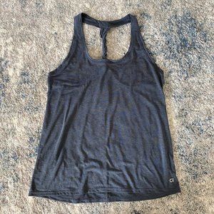 GAP Fit Racerback Tank S Gray-Blue